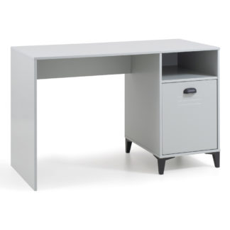 An Image of Lakers Locker Grey Wooden Desk