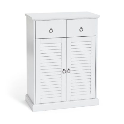 An Image of Argos Home Le Marais 2 Door Double Unit Cabinet - White