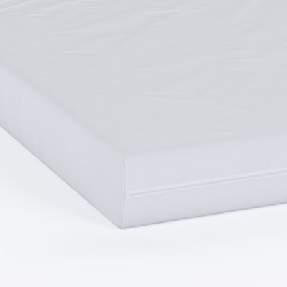 34bb9b5737db0e201fc8c9bb43cae942b3e10ba2f659aa0cad603c0c439af6be-1.jpg An Image of Freshtec Starter Cot Foam Mattress - 60 x 120 cm
