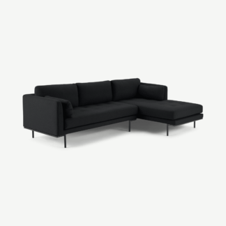 An Image of Harlow Right Hand Facing Chaise End Sofa, Elite Slate