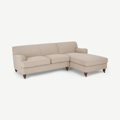 An Image of Orson Right Hand Facing Chaise End Sofa, Natural Weave