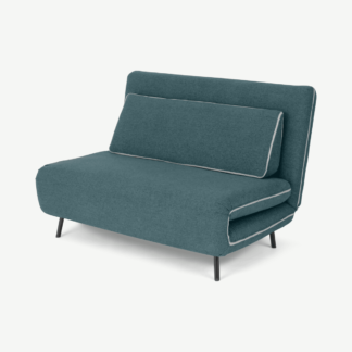 An Image of Kahlo Double Seat Sofa Bed, Sherbet Blue