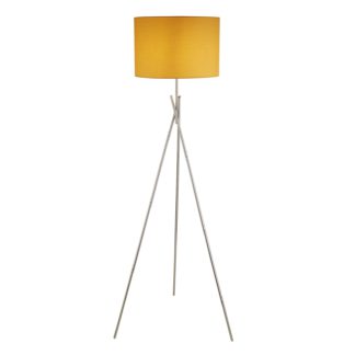 An Image of Bella Tripod Floor Lamp - Ochre