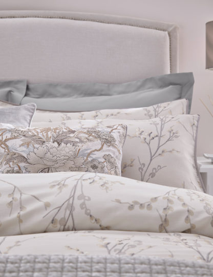 An Image of M&S Laura Ashley Pure Cotton Pussy Willow Sateen Bedding Set