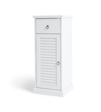An Image of Argos Home Le Marais 1 Door Single Unit Cabinet - White