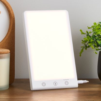 An Image of Wellness Lighting Therapy Lamp White