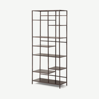 An Image of Munro Shelving Unit, Aged Bronze