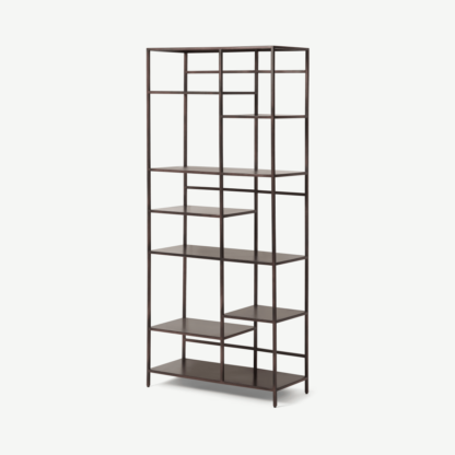 An Image of Munro Shelving Unit, Aged Bronze