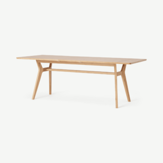 An Image of Jenson 6-8 Seat Extending Dining Table, Oak