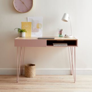 An Image of Penelope Blush Desk Blush