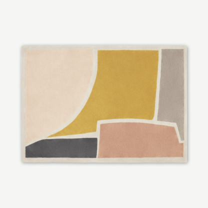 46edcdf5c31df54a87c2cdbcb0f45ab61393386528c4e8ce4d17f99cebe97d88-1.png An Image of Juula Large Hand Tufted Wool Rug, 160 x 230cm, Pink