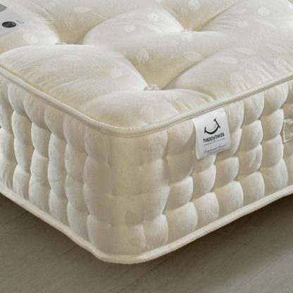 An Image of Ambassador 3000 Pocket Sprung Orthopaedic Natural Fillings Mattress - 4ft Small Double (120 x 190 cm)