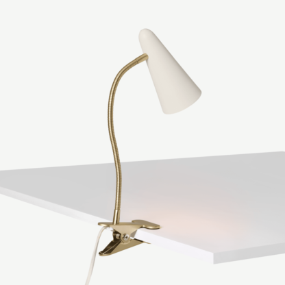 An Image of Mathias Clamp Light, Ivory