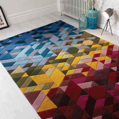 An Image of Kingston Rug MultiColoured