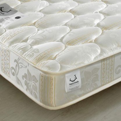 An Image of Star Spring Quilted Fabric Mattress - 4ft6 Double (135 x 190 cm)