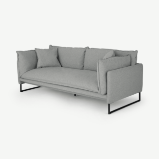 An Image of Malini 3 Seater Sofa, Mountain Grey