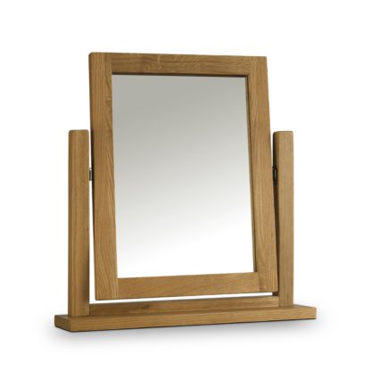 An Image of Marlborough Oak Dressing Table Mirror - 50 x 53 cm