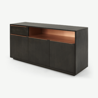 An Image of Anderson Sideboard, Mocha Mango Wood & Copper