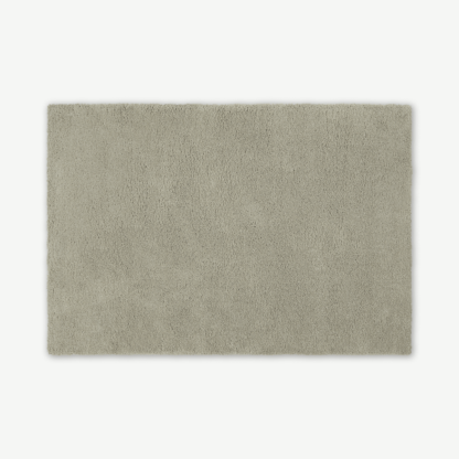 An Image of Mala Pile Rug, Large 160 x 230cm, Soft Taupe