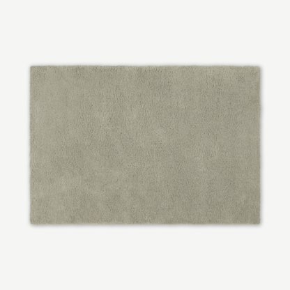 An Image of Mala Pile Rug, Extra Large 200 x 290cm, Soft Taupe