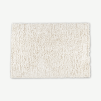 An Image of Erin Deep Pile Rug, Large 160 x 230cm, Off White