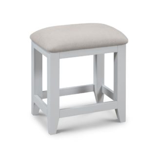 An Image of Richmond Grey and Oak Wooden Stool