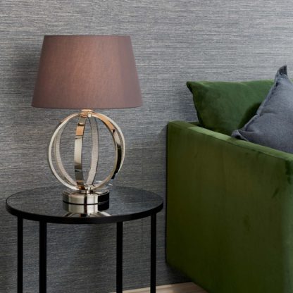 4eb8748d79541caa1db2f6fabdb9cd46ee140357baaa940c1a039a6900fc5cd0.jpg An Image of Vogue Ritz Table Lamp Base Nickel