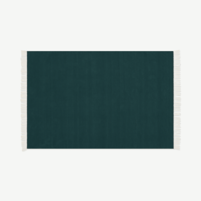 An Image of Ofrah Indoor/Outdoor Rug, Large 160 x 230cm, Peacock Green