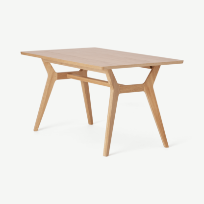 An Image of Jenson 6 Seat Dining Table, Oak