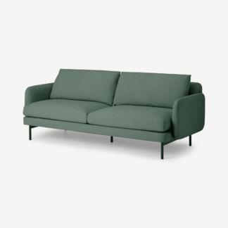 An Image of Miro 3 Seater Sofa, Bay Green