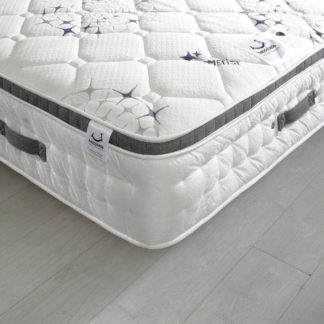 An Image of Ametist Crystal 2500 Pocket Sprung Air Stream Pillow Top Mattress - 2ft6 Small Single (75 x 190 cm)