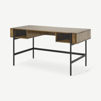 An Image of Morland Wide Desk, Mango Wood