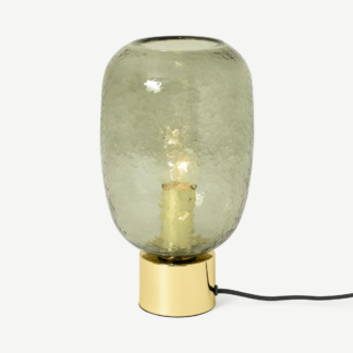 An Image of Lykke Table Lamp, Multi & Brass
