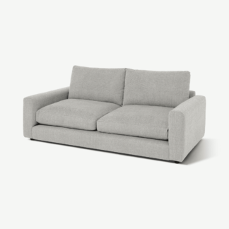 An Image of Arni 3 Seater Sofa, Grey Textured Weave