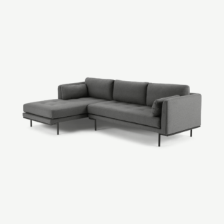 An Image of Harlow Left Hand Facing Chaise End Sofa, Elite Grey