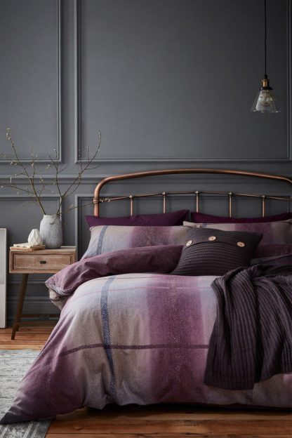 An Image of Brushed Berwick Tweed Double Duvet Set