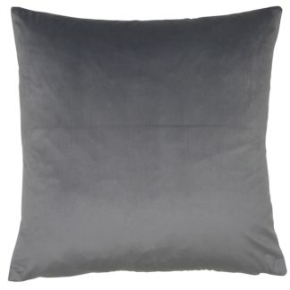 An Image of Opulent Velvet Cushion - Platinum - 50x50cm