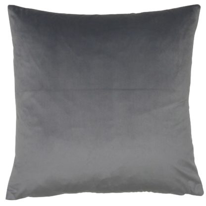 An Image of Opulent Velvet Cushion - Platinum - 50x50cm