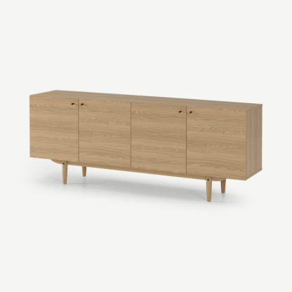 An Image of Asger Wide Sideboard, Oak Effect