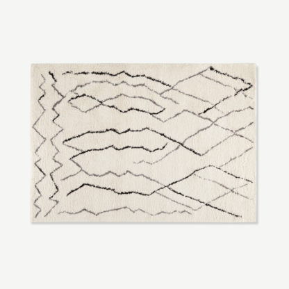 5a61ed3daa671363723da31f7113ec92a0cf7d1d2292d2a6991b810571c85af5-3.png An Image of Cecily Pile Rug, Extra Large 200 x 290cm, Off White & Grey