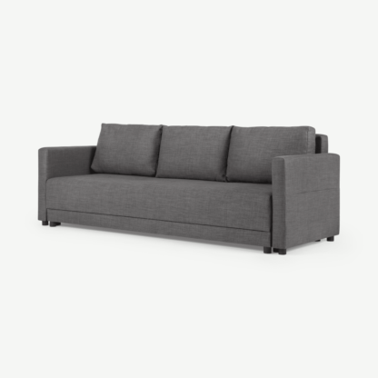 An Image of Brock Platform Sofabed, Pewter Grey