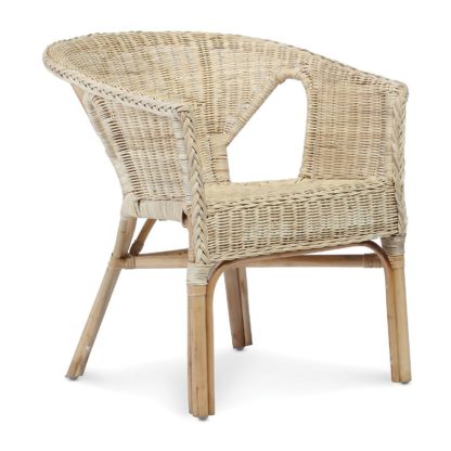 An Image of Wicker Loom Chairs in Blue