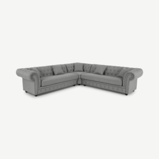 An Image of Branagh Corner Sofa, Pearl Grey