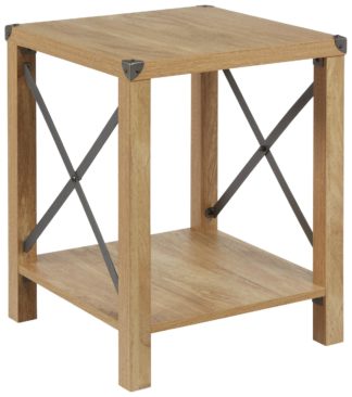An Image of Rustica Side Table - Light Wood