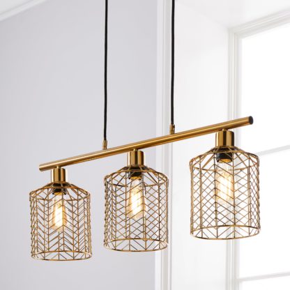 66016ab422391c84ab75658d8d0db023ae0baed556f86a41954a8b0dbef99160.jpg An Image of Siena 3 Light Diner Ceiling Fitting Gold