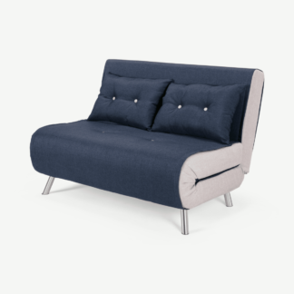 An Image of Haru Small Sofa Bed, Quartz Blue