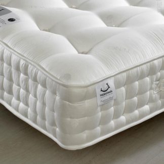 An Image of Tennyson 4000 Twin Pocket Sprung Air Flow Orthopaedic Natural Fillings Mattress - 4ft6 Double (135 x 190 cm)