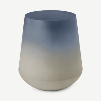 An Image of Kugel Garden Side Table, Blue Concrete