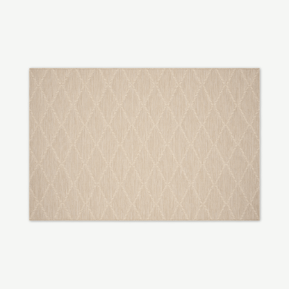 An Image of Vinonelo Indoor/Outdoor Rug, Large 160 x 230cm, Soft Taupe