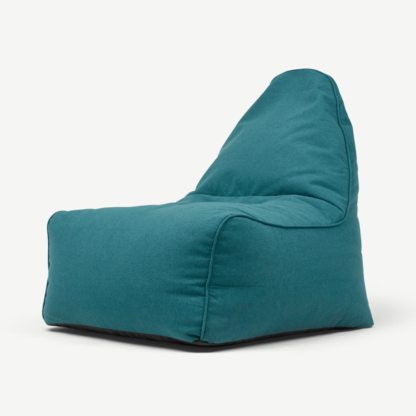 An Image of Ayra Bean Bag Chair, Mineral Blue